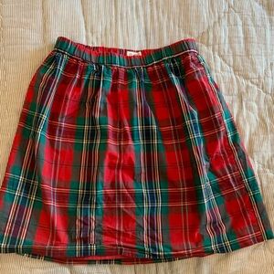 Crewcuts Red and Green Plaid Skirt